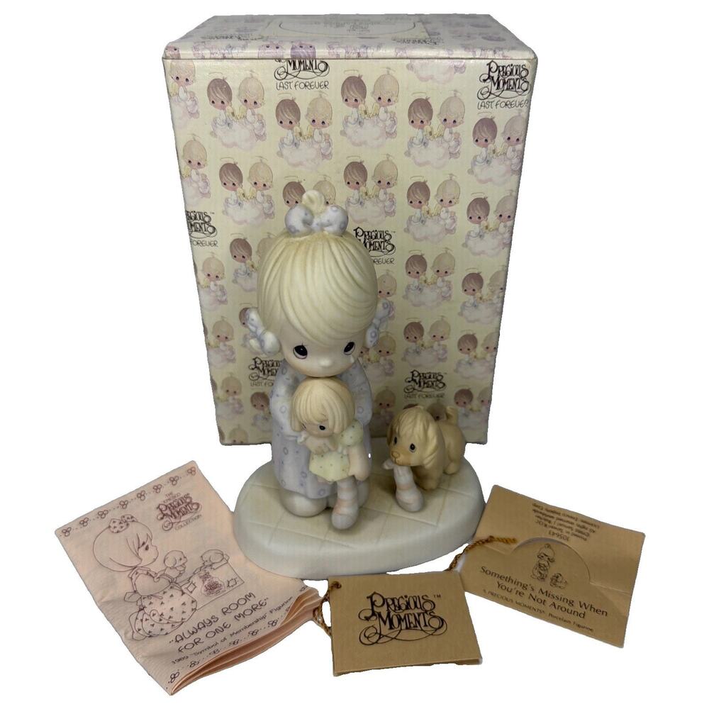 Precious Moments 1988 Something’s Missing When You’re Not Around 105643 Figurine